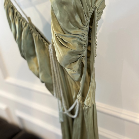 Chloe SS 2005 Runway look 38 Green Silk Dress - Picture 3 of 11